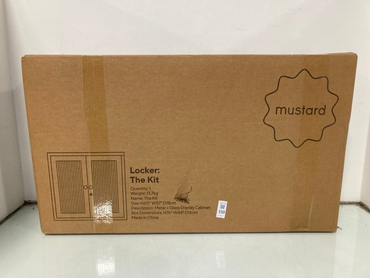 Lot 330  
            Marchington SR13 - Parcel Delivery Only 

                
MUSTARD MADE UK LOCKER: THE KIT IN CHALK - ORIGINAL RRP: £199.00: LOCATION - H11