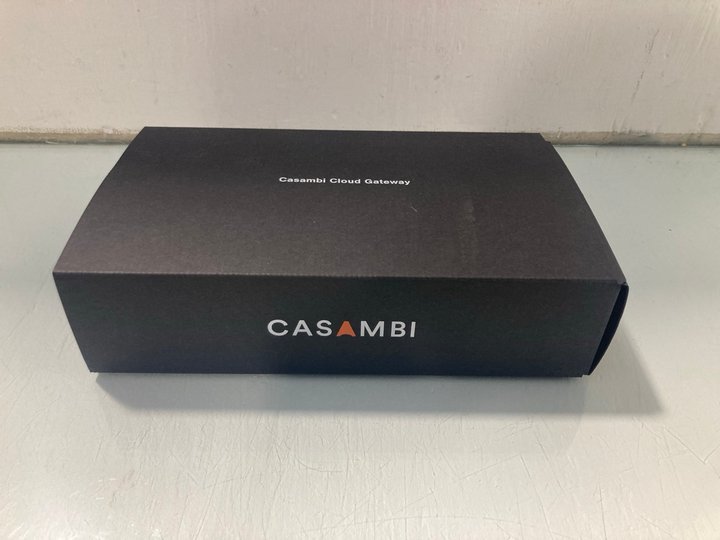 Lot 336  
            Marchington SR13 - Parcel Delivery Only 

                
CASAMBI CLOUD GATEWAY MODEL: CGW-1 - ORIGINAL RRP: £592.00: LOCATION - H10