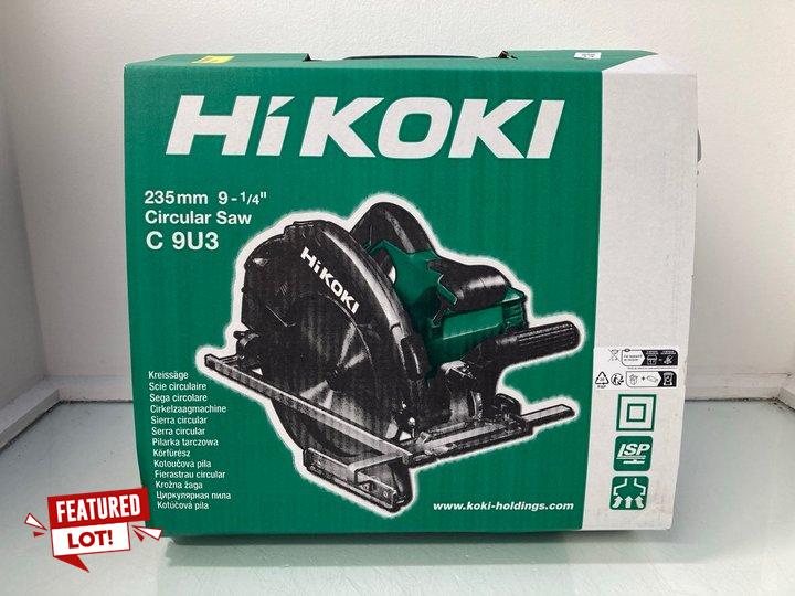 Lot 34  
            Marchington SR13 - Parcel Delivery Only 

                
HIKOKI 235MM CIRCULAR SAW WITH CASE-MODEL NO C 9U3-ORIGINAL RRP £179.99 (18+ ID R...