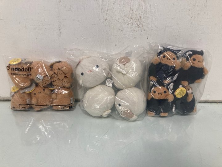 Lot 366  
            Marchington SR13 - Parcel Delivery Only 

                
QTY OF ASSORTED NOODOLL SOFT TOYS TO INCLUDE RICE BAO ADORABLE BUN: LOCATION - H8