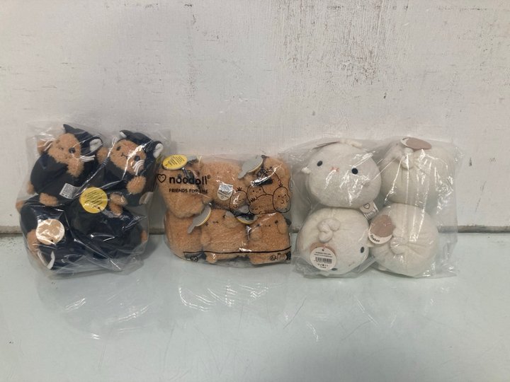 Lot 367  
            Marchington SR13 - Parcel Delivery Only 

                
QTY OF ASSORTED NOODOLL SOFT TOYS TO INCLUDE RICE BAO ADORABLE BUN: LOCATION - H8