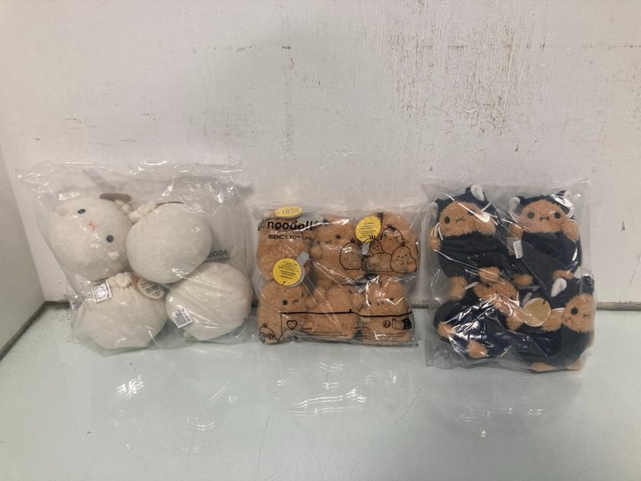 Lot 368  
            Marchington SR13 - Parcel Delivery Only 

                
QTY OF ASSORTED NOODOLL SOFT TOYS TO INCLUDE RICE BAO ADORABLE BUN: LOCATION - H8