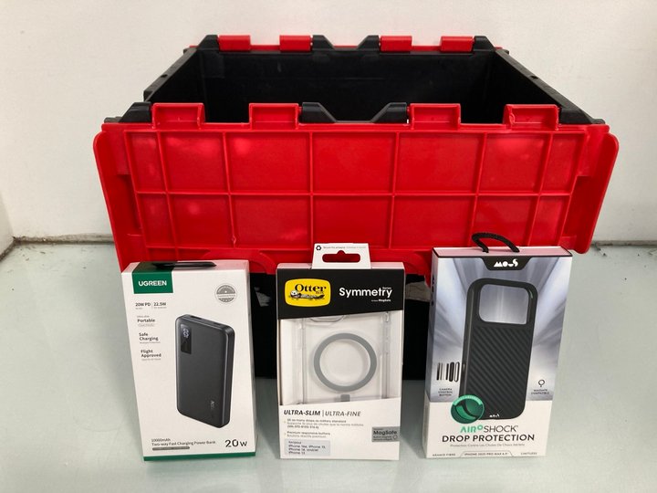 Lot 406  
            Marchington SR13 - Parcel Delivery Only 

                
QTY OF ASSORTED TECH ITEMS AND ACCESSORIES TO INCLUDE OTTERBOX ULTRA-SLIM PHONE C...