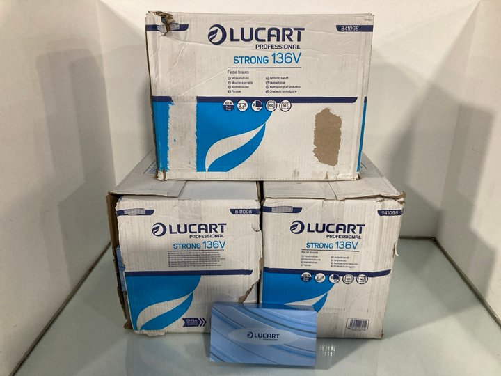 Lot 439  
            Marchington SR13 - Parcel Delivery Only 

                
3 X BOXES OF LUCART PROFESSIONAL FACIAL TISSUES: LOCATION - H4