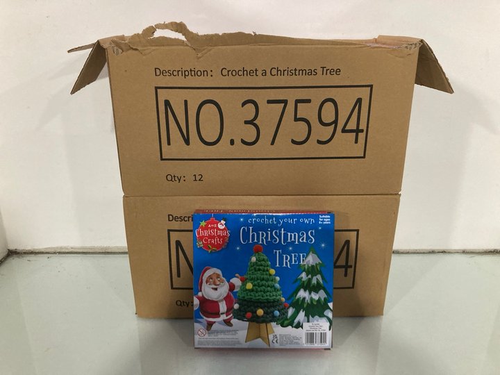 Lot 448  
            Marchington SR13 - Parcel Delivery Only 

                
QTY OF A TO Z CHRISTMAS CRAFTS CROCHET YOUR OWN CHRISTMAS TREE: LOCATION - H4