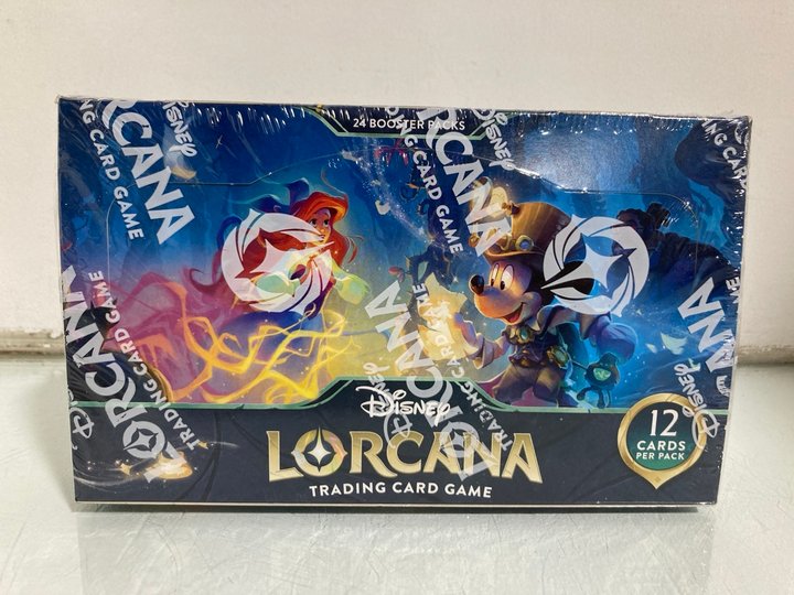Lot 462  
            Marchington SR13 - Parcel Delivery Only 

                
DISNEY LORCANA TRADING CARD GAME BOX - ORIGINAL RRP: £107.00: LOCATION - H3