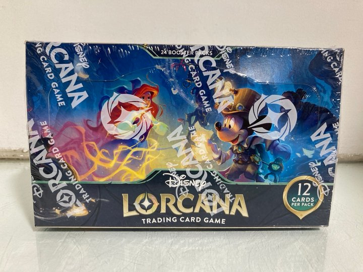 Lot 463  
            Marchington SR13 - Parcel Delivery Only 

                
DISNEY LORCANA TRADING CARD GAME BOX - ORIGINAL RRP: £107.00: LOCATION - H3