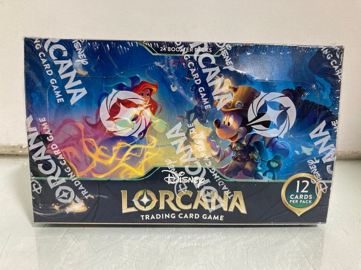 Lot 467  
            Marchington SR13 - Parcel Delivery Only 

                
DISNEY LORCANA TRADING CARD GAME BOX - ORIGINAL RRP: £107.00: LOCATION - H3