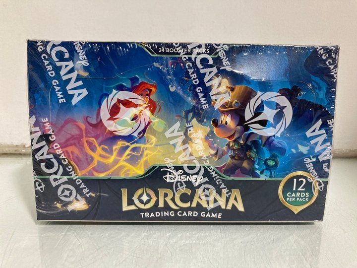 Lot 469  
            Marchington SR13 - Parcel Delivery Only 

                
DISNEY LORCANA TRADING CARD GAME BOX - ORIGINAL RRP: £107.00: LOCATION - H3