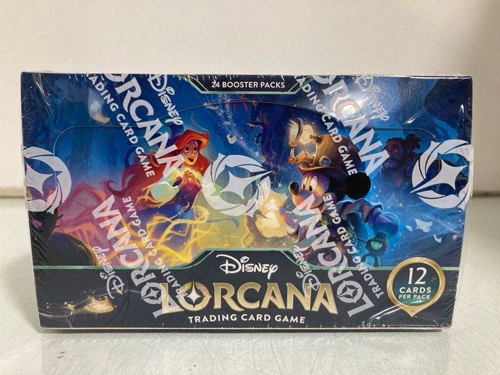 Lot 471  
            Marchington SR13 - Parcel Delivery Only 

                
DISNEY LORCANA TRADING CARD GAME BOX - ORIGINAL RRP: £107.00: LOCATION - H3