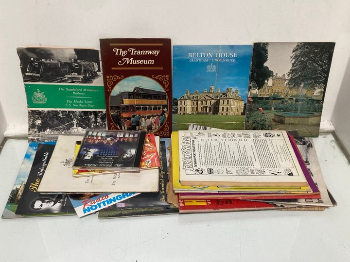 Lot 531  
            Marchington SR13 - Parcel Delivery Only 

                
A COLLECTION OF EPHEMERA TO INCLUDE A 1930 COPY OF THE NOTTINGHAM JOURNAL: LOCATI...