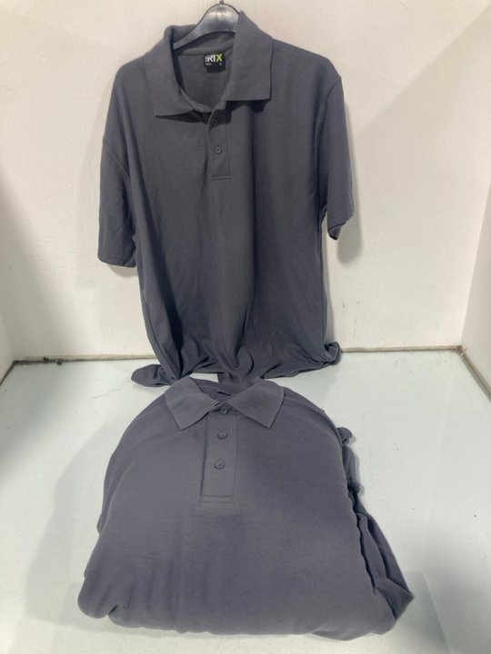 Lot 584  
            Marchington SR13 - Parcel Delivery Only 

                
QTY OF RTX POLO SHIRTS IN GREY - UK SIZE: LARGE: LOCATION - G1