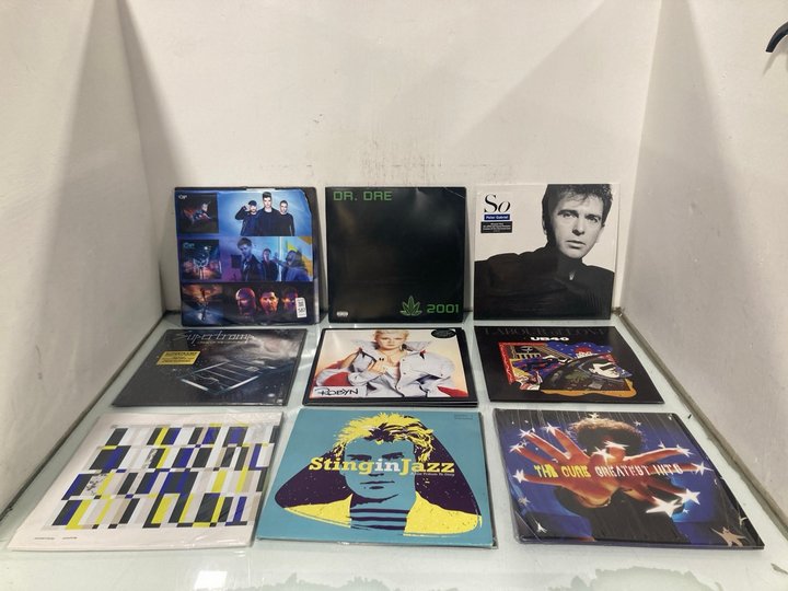 Lot 587  
            Marchington SR13 - Parcel Delivery Only 

                
QTY OF ASSORTED VINYLS TO INCLUDE THE SCRIPT - TALES FROM THE SCRIPT: LOCATION - G1