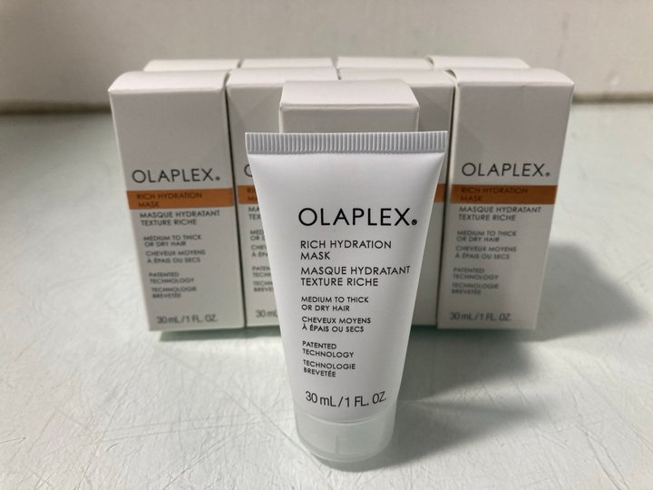 Lot 58  
            Marchington SR13 - Parcel Delivery Only 

                
9 X OLAPLEX RICH HYDRATION MASK 30ML: LOCATION - WH1