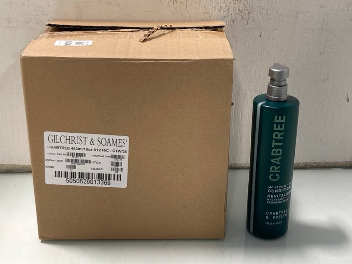 Lot 604  
            Marchington SR13 - Parcel Delivery Only 

                
QTY OF CRABTREE MOISTURIZE & RENEW CONDITIONER 443ML: LOCATION - G2