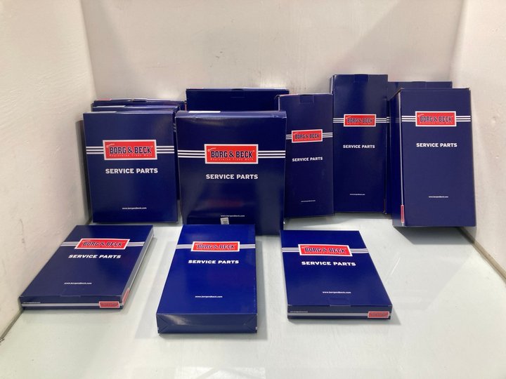 Lot 609  
            Marchington SR13 - Parcel Delivery Only 

                
QTY OF ASSORTED BORG & BECK PARTS TO INCLUDE RENAULT MASTER AIR FILTER: LOCATION ...