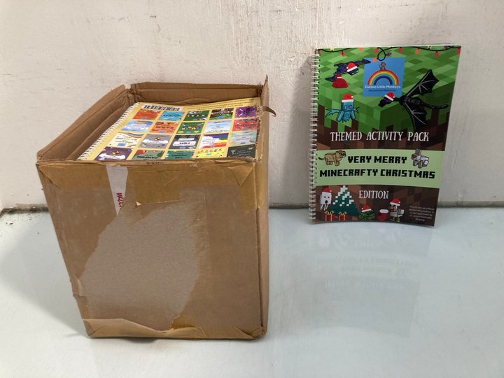 Lot 621  
            Marchington SR13 - Parcel Delivery Only 

                
QTY OF CURIOUS LITTLE MONKEY EDUCATIONAL RESOURCES THEMED ACTIVITY PACKS - CHRIST...