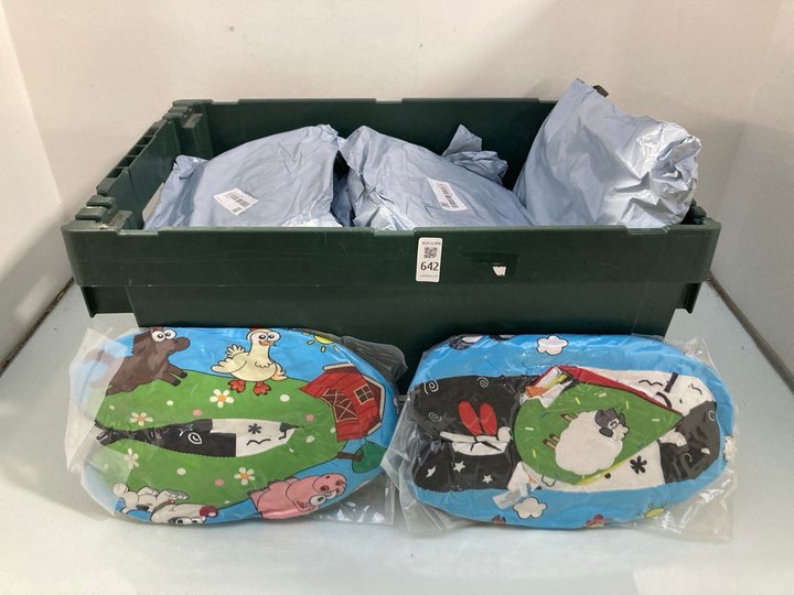 Lot 642  
            Marchington SR13 - Parcel Delivery Only 

                
QTY OF TUMMY TIME BABY TOYS/PILLOWS: LOCATION - G4