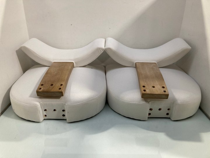 Lot 649  
            Marchington SR13 - Parcel Delivery Only 

                
2 X DINING CHAIRS IN WHITE: LOCATION - G4