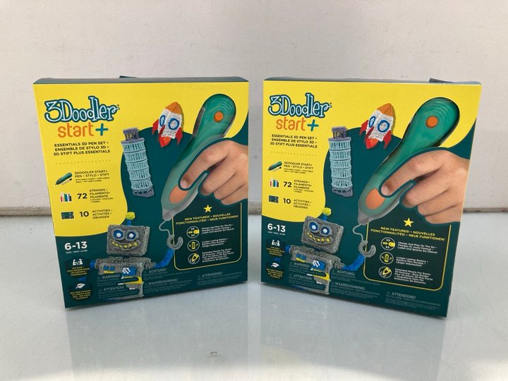Lot 652  
            Marchington SR13 - Parcel Delivery Only 

                
3DOODLER START+ ESSENTIALS 3D PEN SET: LOCATION - G5
