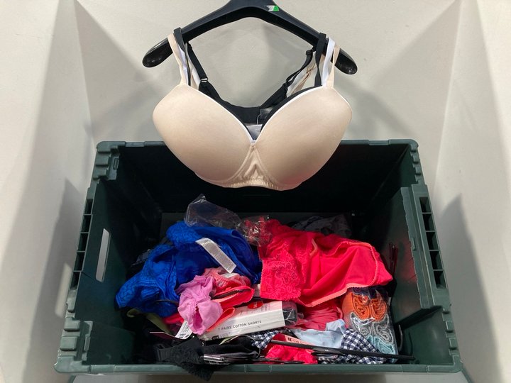 Lot 705  
            Marchington SR13 - Parcel Delivery Only 

                
QTY OF ASSORTED UNDERWEAR ITEMS M&S THONG IN PINK - UK 20: LOCATION - G8