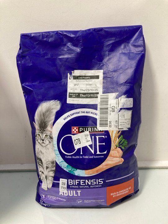 Lot 710  
            Marchington SR13 - Parcel Delivery Only 

                
PACK OF PURINA ONE BIFENSIS 7.5KG CAT BISCUITS - BBE 3/27: LOCATION - G8