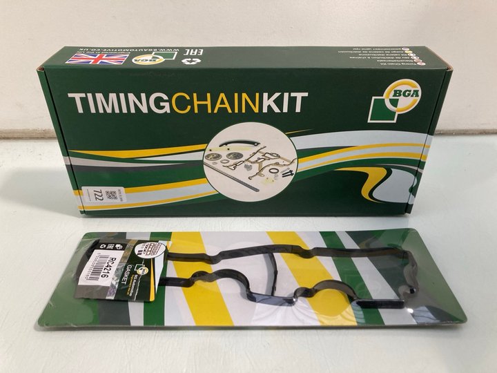 Lot 722  
            Marchington SR13 - Parcel Delivery Only 

                
BG AUTOMOTIVE RC4216 GASKET TO ALSO INCLUDE BG AUTOMOTIVE TC4215VFK TIMING CHAIN ...