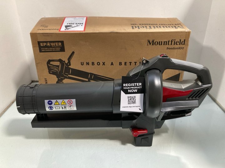 Lot 728  
            Marchington SR13 - Parcel Delivery Only 

                
MOUNTFIELD 20V SHREDDED/VAC: LOCATION - G9