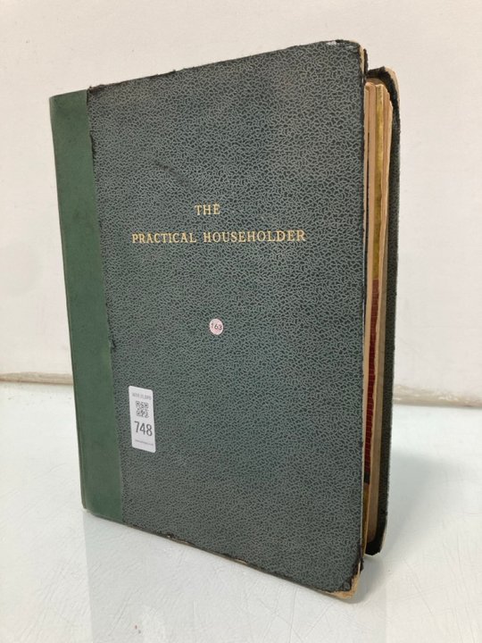 Lot 748  
            Marchington SR13 - Parcel Delivery Only 

                
A BOUND VOLUME OF 'THE PRACTICAL HOUSEHOLDER', 1956: LOCATION - G10