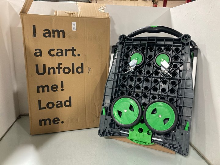 Lot 80  
            Marchington SR13 - Parcel Delivery Only 

                
CLAX TROLLEY IN GREEN - ORIGINAL RRP: £245.00: LOCATION - WH2