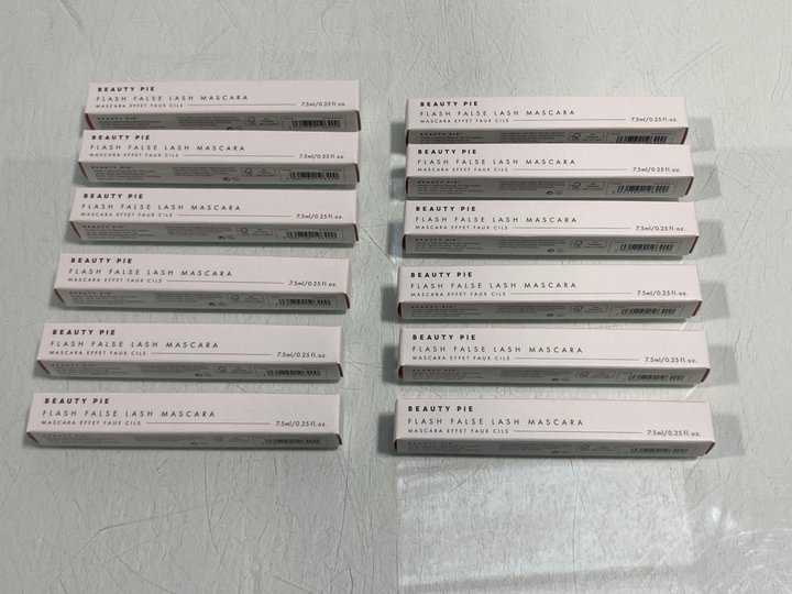 Lot 810  
            Marchington SR13 - Parcel Delivery Only 

                
12 X BEAUTY PIE FLASH FALSE LASH MASCARAS IN COSMIC BLACK-ORIGINAL COMBINED RRP £...