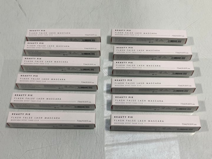 Lot 811  
            Marchington SR13 - Parcel Delivery Only 

                
12 X BEAUTY PIE FLASH FALSE LASH MASCARAS IN COSMIC BLACK-ORIGINAL COMBINED RRP £...
