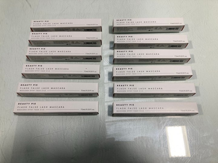 Lot 813  
            Marchington SR13 - Parcel Delivery Only 

                
12 X BEAUTY PIE FLASH FALSE LASH MASCARAS IN COSMIC BLACK-ORIGINAL COMBINED RRP £...
