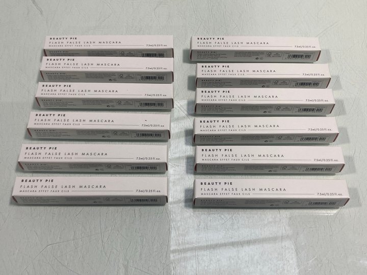 Lot 815  
            Marchington SR13 - Parcel Delivery Only 

                
12 X BEAUTY PIE FLASH FALSE LASH MASCARAS IN COSMIC BLACK-ORIGINAL COMBINED RRP £...