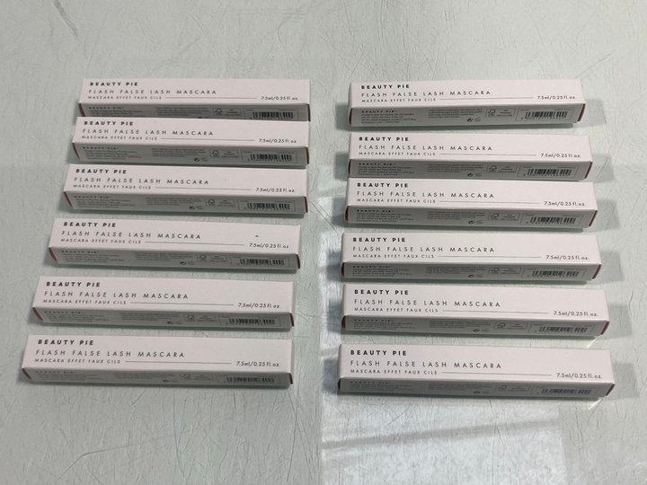 Lot 816  
            Marchington SR13 - Parcel Delivery Only 

                
12 X BEAUTY PIE FLASH FALSE LASH MASCARAS IN COSMIC BLACK-ORIGINAL COMBINED RRP £...