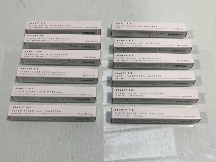 Lot 817  
            Marchington SR13 - Parcel Delivery Only 

                
12 X BEAUTY PIE FLASH FALSE LASH MASCARAS IN COSMIC BLACK-ORIGINAL COMBINED RRP £...