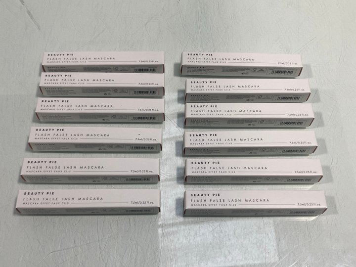 Lot 818  
            Marchington SR13 - Parcel Delivery Only 

                
12 X BEAUTY PIE FLASH FALSE LASH MASCARAS IN COSMIC BLACK-ORIGINAL COMBINED RRP £...
