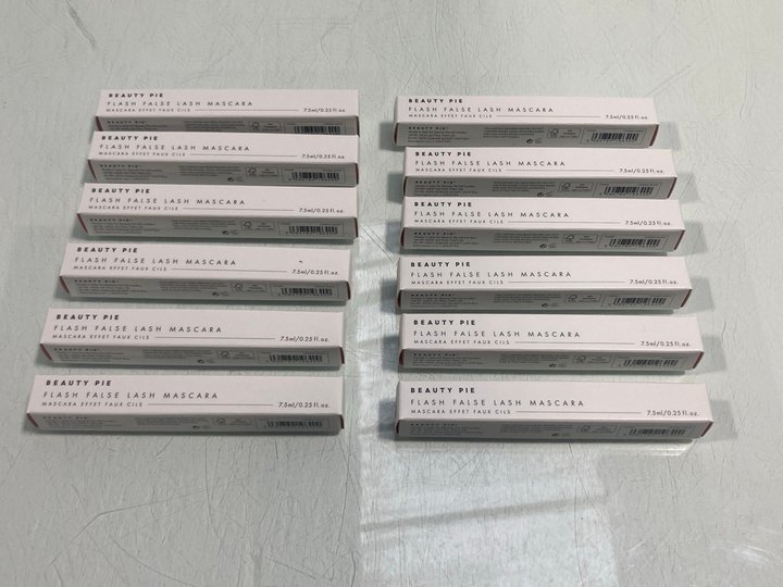 Lot 819  
            Marchington SR13 - Parcel Delivery Only 

                
12 X BEAUTY PIE FLASH FALSE LASH MASCARAS IN COSMIC BLACK-ORIGINAL COMBINED RRP £...