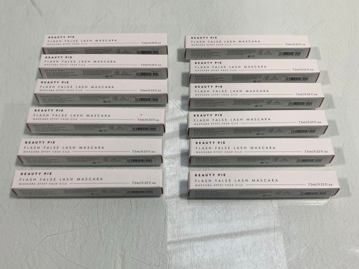 Lot 820  
            Marchington SR13 - Parcel Delivery Only 

                
12 X BEAUTY PIE FLASH FALSE LASH MASCARAS IN COSMIC BLACK-ORIGINAL COMBINED RRP £...