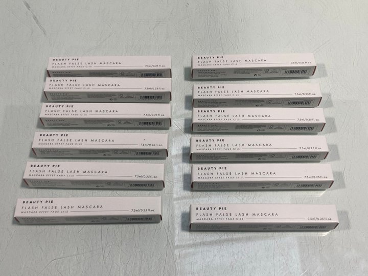 Lot 830  
            Marchington SR13 - Parcel Delivery Only 

                
12 X BEAUTY PIE FLASH FALSE LASH MASCARAS IN COSMIC BLACK-ORIGINAL COMBINED RRP £...