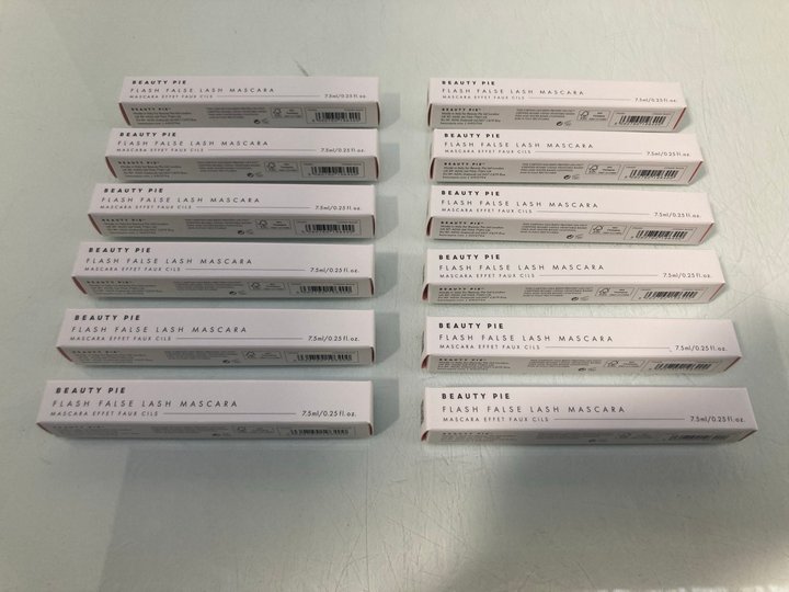 Lot 849  
            Marchington SR13 - Parcel Delivery Only 

                
12 X BEAUTY PIE FLASH FALSE LASH MASCARAS IN COSMIC BLACK-ORIGINAL COMBINED RRP £...