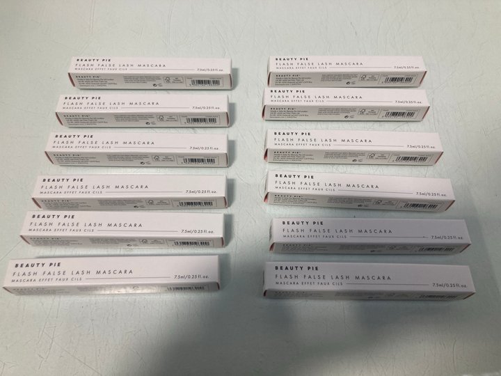Lot 866  
            Marchington SR13 - Parcel Delivery Only 

                
12 X BEAUTY PIE FLASH FALSE LASH MASCARAS IN COSMIC BLACK-ORIGINAL COMBINED RRP £...
