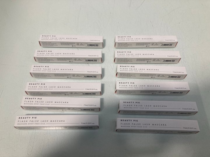 Lot 867  
            Marchington SR13 - Parcel Delivery Only 

                
12 X BEAUTY PIE FLASH FALSE LASH MASCARAS IN COSMIC BLACK-ORIGINAL COMBINED RRP £...