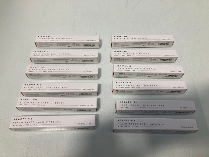 Lot 868  
            Marchington SR13 - Parcel Delivery Only 

                
12 X BEAUTY PIE FLASH FALSE LASH MASCARAS IN COSMIC BLACK-ORIGINAL COMBINED RRP £...