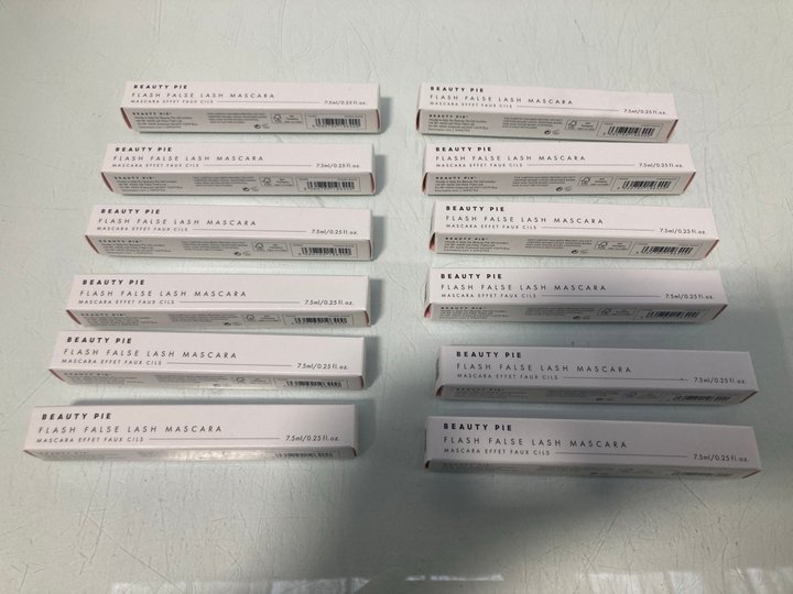 Lot 869  
            Marchington SR13 - Parcel Delivery Only 

                
12 X BEAUTY PIE FLASH FALSE LASH MASCARAS IN COSMIC BLACK-ORIGINAL COMBINED RRP £...
