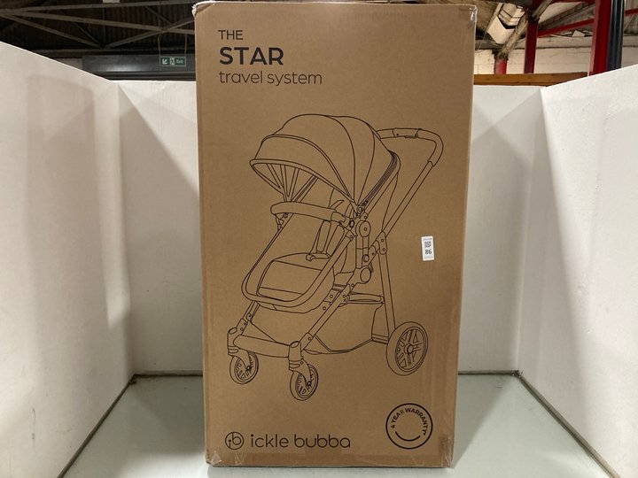Lot 86  
            Marchington SR13 - Parcel Delivery Only 

                
ICKLE BUBBA THE STAR SYSTEM IN BLACK - ORIGINAL RRP: £179.00: LOCATION - WH2