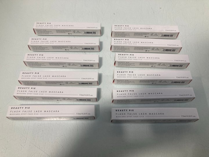 Lot 875  
            Marchington SR13 - Parcel Delivery Only 

                
12 X BEAUTY PIE FLASH FALSE LASH MASCARAS IN COSMIC BLACK-ORIGINAL COMBINED RRP £...