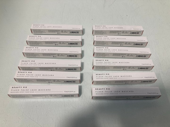 Lot 876  
            Marchington SR13 - Parcel Delivery Only 

                
12 X BEAUTY PIE FLASH FALSE LASH MASCARAS IN COSMIC BLACK-ORIGINAL COMBINED RRP £...