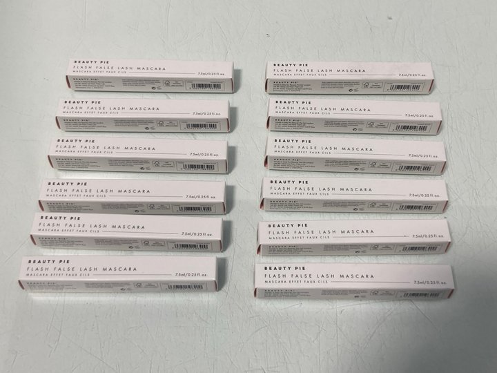 Lot 877  
            Marchington SR13 - Parcel Delivery Only 

                
12 X BEAUTY PIE FLASH FALSE LASH MASCARAS IN COSMIC BLACK-ORIGINAL COMBINED RRP £...