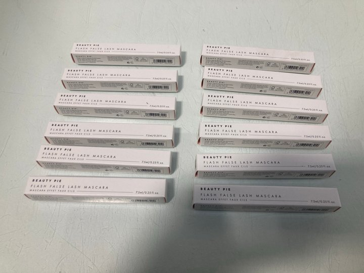 Lot 879  
            Marchington SR13 - Parcel Delivery Only 

                
12 X BEAUTY PIE FLASH FALSE LASH MASCARAS IN COSMIC BLACK-ORIGINAL COMBINED RRP £...